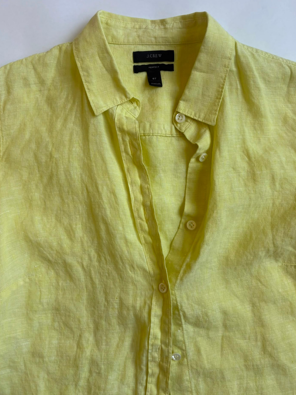 Yellow Linen Shirt