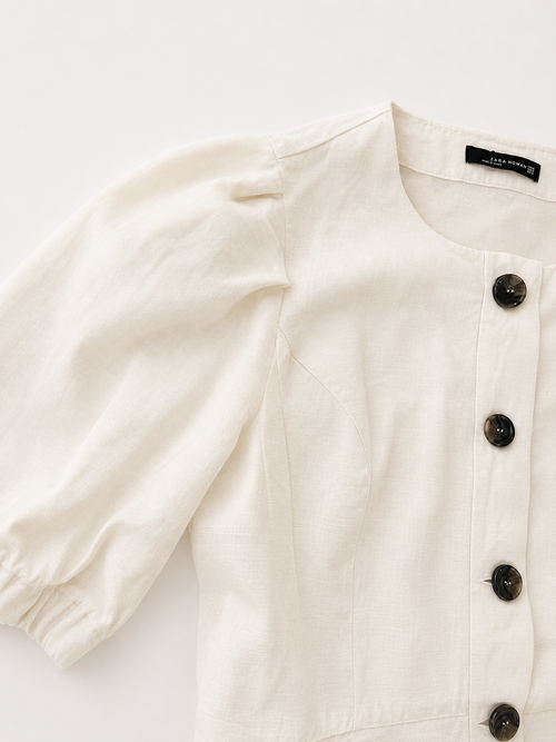 Cream Cotton Dress