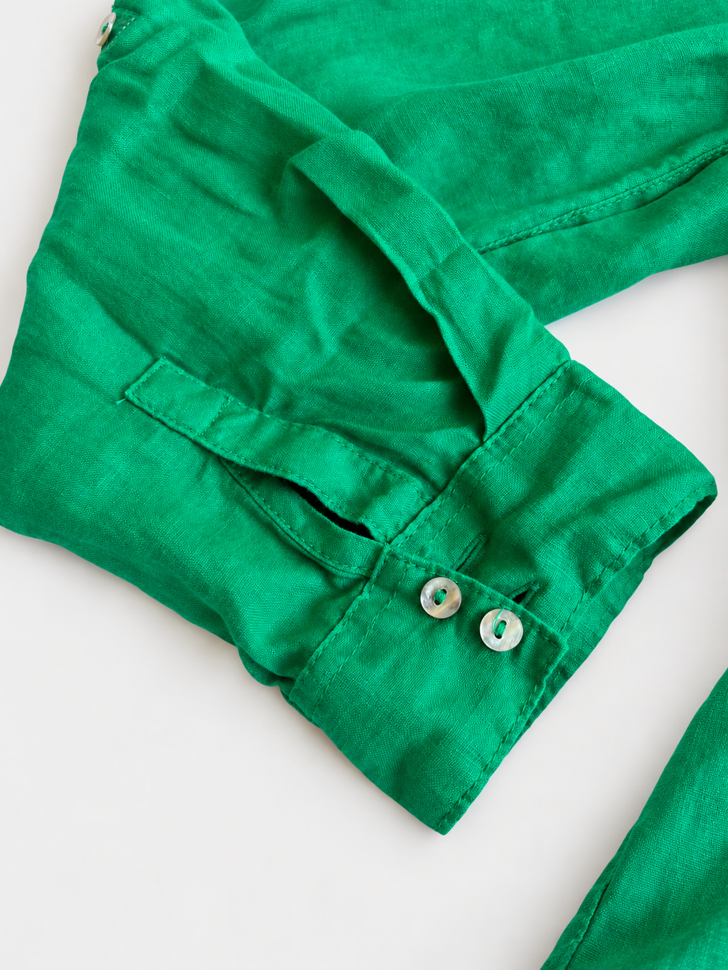 Green Linen Shirt