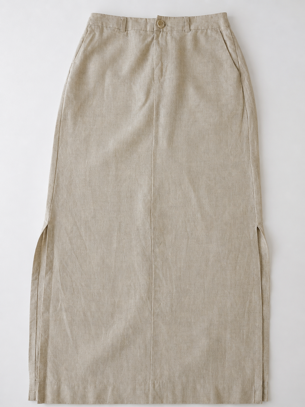 Long Linen Skirt