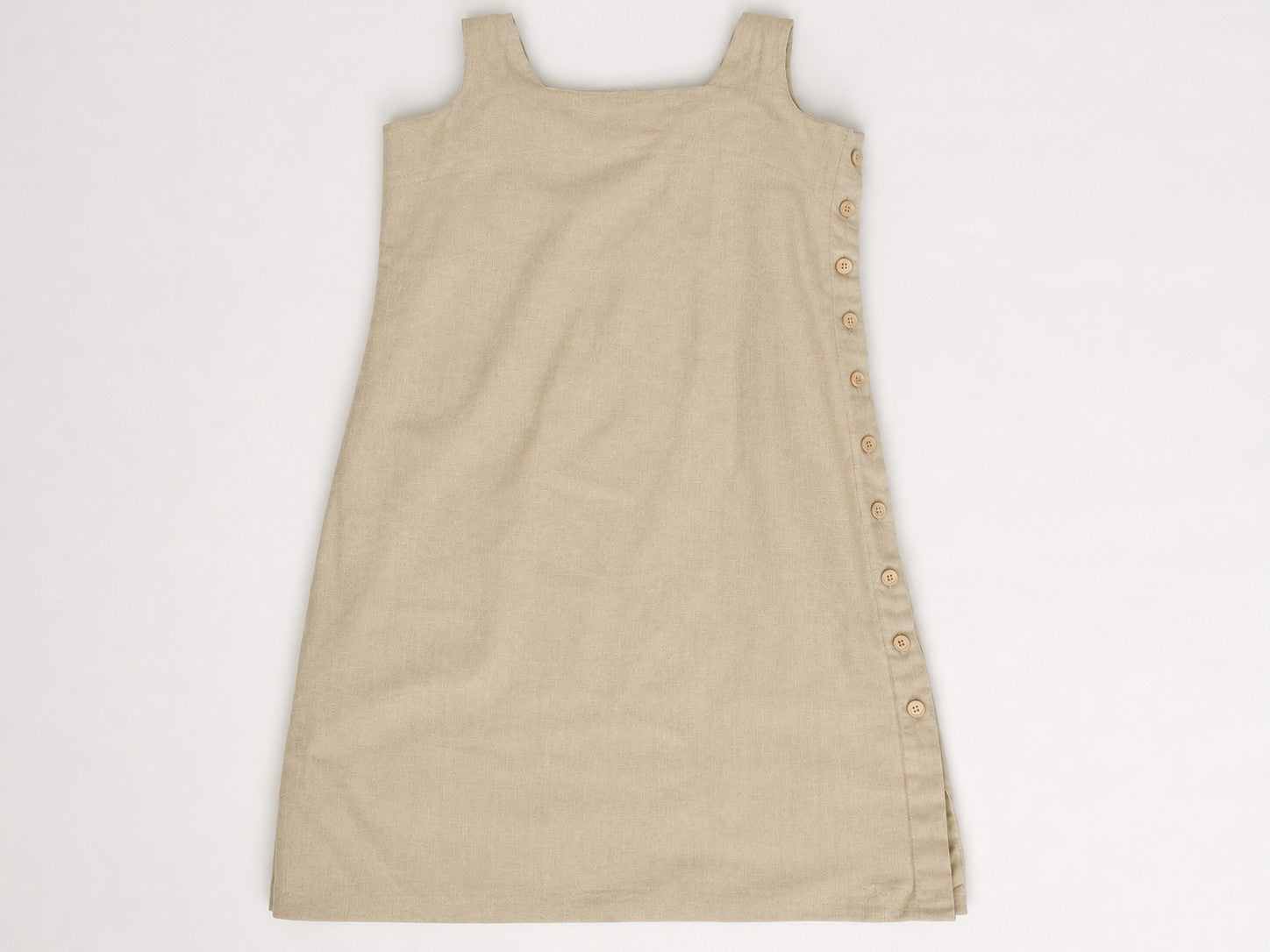 Linen Buttoned Dress