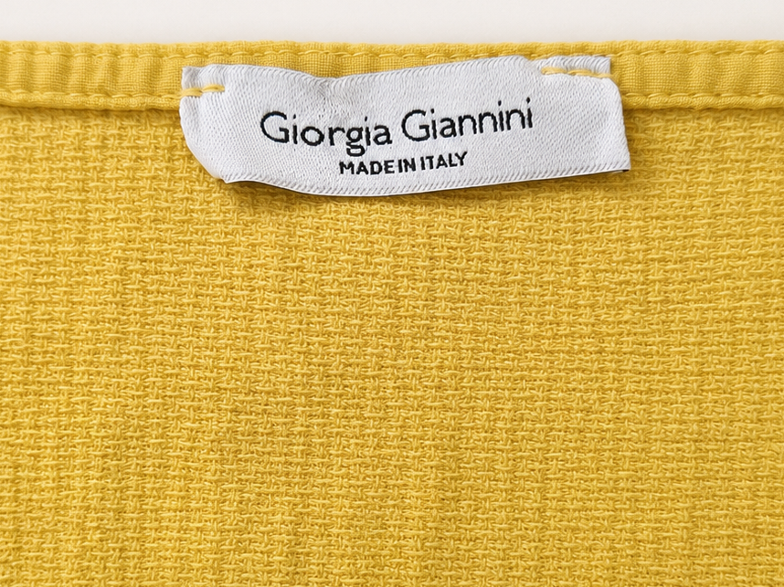 Mustard Oversized Linen Top