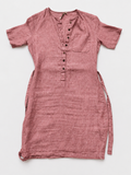 Linen Red Stripe Dress