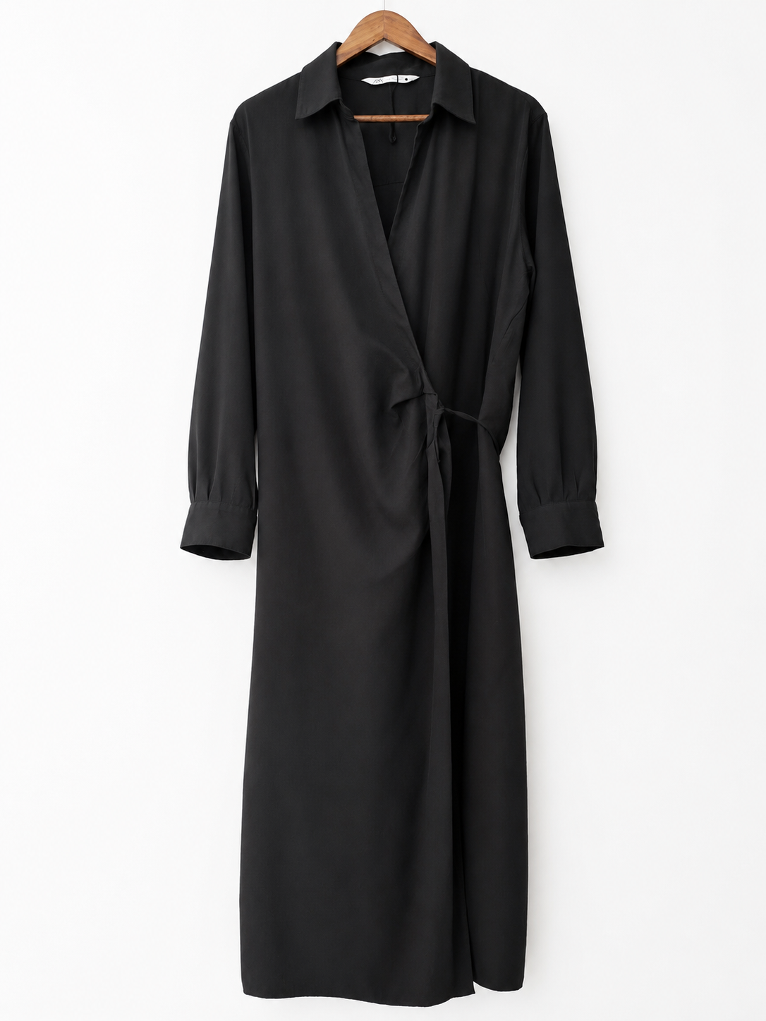 Dark Brown Wrap Dress