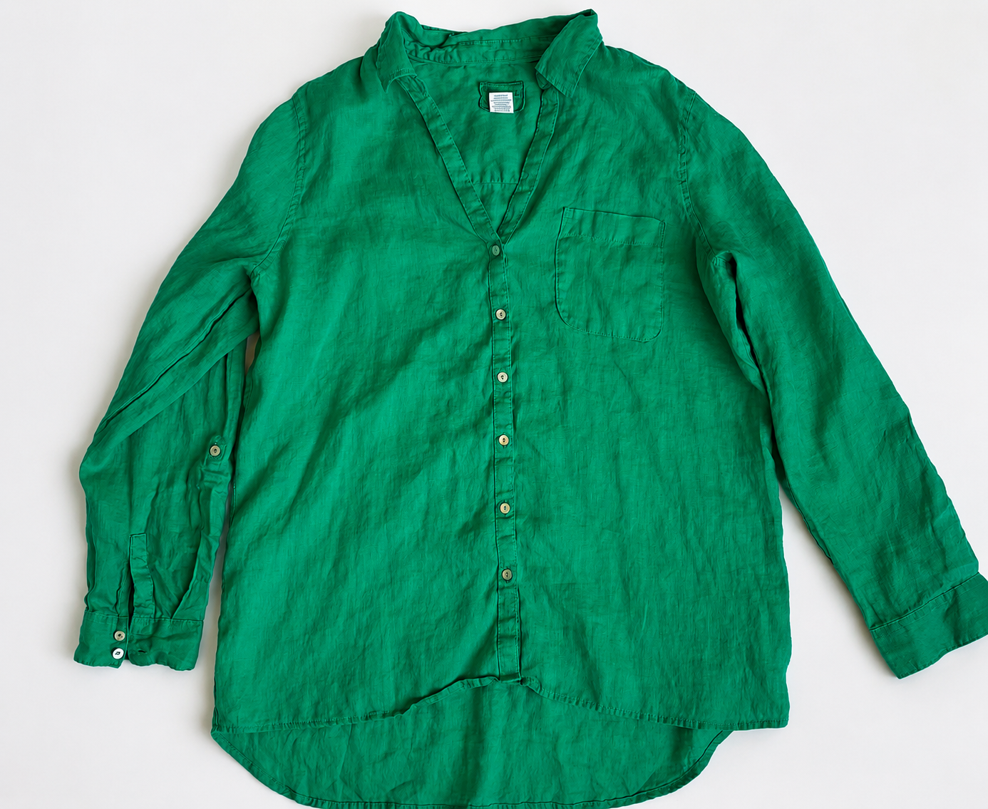 Green Linen Shirt